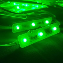 아리조명 간판 테두리 조명 채널용모듈 12V LED 3구모듈 _6.6cm 녹색