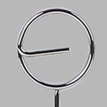 스탠드형꽂이 POP꽂이 원형받침 스탠드형광고 메모꽂이 전시용 행사안내 네임텍, 제품선택, 집게형 - 대