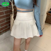 SHENGBO속건 스포츠 스커트 레저 트레이닝 테니스 플리츠 노광 포켓 골프 스커트