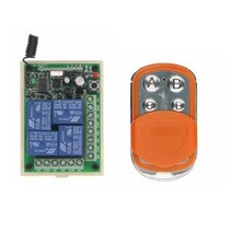 자동 커튼 제어 시스템 스마트 커튼 거실 겨울 사생활 범용 무선 원격 제어 DC 12V 24V 4CH 릴레이 수신