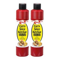 Hela Original Extra Hot Spice Ketchup 헬라 오리지널 엑스트라 핫 스파이스 케첩 800ml 2팩, 1개