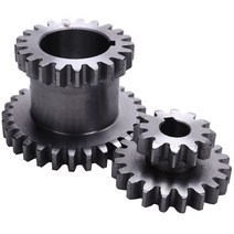 2PCS/SET CJ0618 치아 T29XT21 T20XT12 듀얼 친애하는 금속 선반 기어 중복 기어 더블 기어, 보여진 바와 같이, 하나