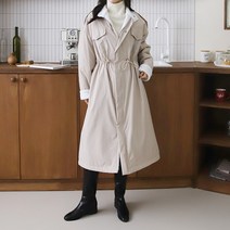 여성 가을 겨울 롱 패딩 후드패딩