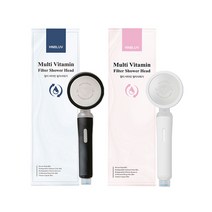 HNBLUV 멀티 비타민 필터샤워기, 블랙