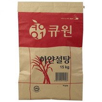 큐원 하얀 설탕 15kg x 1개 1964261, 15kg x 1개1394564