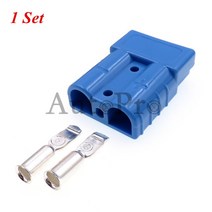 전기 자동차 배터리/UPS 케이블 50A 600V 구리 접촉 전원 커넥터가있는 이중 극용 플러그 빠른 연결 1 세, 02 Follow me cheaper, 02 Follow me cheaper