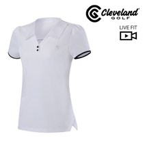 [클리브랜드골프] 네오 올어라운드 마린 와이드카라 여성 골프 반팔티셔츠골프웨어_CGKWTS963xx