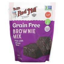 BOBS RED MILL BROWNIE MIX MADE WITH ALMOND FLOUR, 단색, 한 사이즈