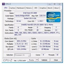 파워딜 E5 2680 기존 인텔 제온 프로세서 2.70 ghz 20 mb 130 w sr0kh lga2011 8 코어 데스크탑 cpu 100%, 한개옵션0