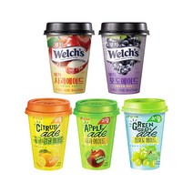 빙그레 쥬시쿨 금귤&감귤 사과 청포도 에이드 박스 250ml x 10, 청포도 에이드 250ml × 10