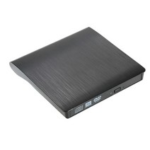 블루레이ODD 외장 리핑 4K 재생 플레이어 슬림 휴대용 외장 USB 3.0 CD/DVD +/-RW 드라이브 DVD/CD ROM 리, 01 Black