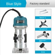 전기대패 800W 6.35mm 목재 라우터 전기 목공 핸드 트리머 조각 밀링 머신 목수 전원 절단 도구 홈 DIY 용품, [01] Blue, [03] 230v AU Plug, [01] 800W