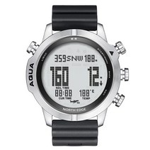 다이빙컴퓨터 프리다이빙 다이브 남자 방수 100m 스마트 디지털 스쿠버 고도계 기압계 나침반 온도 수심측정 시계, 하얀색, 협력사