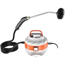 고압 스팀청소기 물걸레 업소용 가정용 스팀기 분사기, 3800W 220V 오렌지