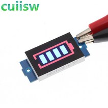 전기테스터기 1S 2S 3S 4S 18650 리튬 배터리 용량 표시기 모듈 16.8V 파란색 디스플레이 전기 자동차 전원 테스터, 03 3S 12.6V