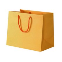 오렌지 주황색 무지쇼핑백 도시락쇼핑백 5p 캔들포장