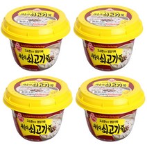 오뚜기 즉석 새송이 쇠고기죽, 285g, 4개입