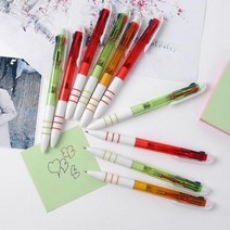 굿필기감 사무용 3색 볼펜 멀티 학생볼펜 10p세트, 상세페이지 참조, 상세페이지 참조