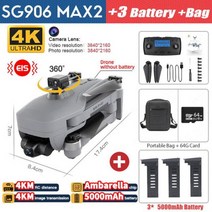 2022 BEAST 3E SG906 MAX2 Drone Professional FPV 4K 카메라 (3 축 짐벌 포함) 5G WiFi Brushless GPS Quadcopter, 중국, SG906 MAX2 4K 3B 64G