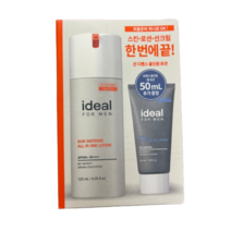 아이디얼포맨 선디펜스 올인원 120ml +프레시 올인원 젤 로션 50ml, 1set, 1개