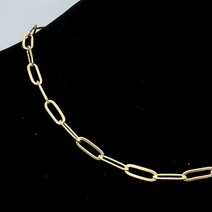 에이치플러스몰 레트로 클립체인 목걸이 패션악세사리 클립목걸이