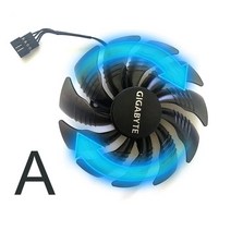 2pcs 87mm T129215SU PLD09210S12HH RX580 GPU Gigabyte GeForce GTX1060 1070 GTX 1050ti 960 그래픽 카드, 03 A T129215SU
