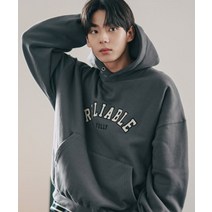 JEMUT 풀리 오버핏 기모 후드 5종 차콜 OYHD2439 Fully Overfit Napping Hood Charcoal