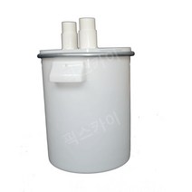 산업용 송풍기 집진기 먼지 제거 고압팬 필터 집진통, 12리터 투명160x90 필터 세트