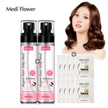 메디플라워 에트투스 아르간 헤어 실키 미스트 100mlx2+헤어팩샘플10매 증정, 단일속성