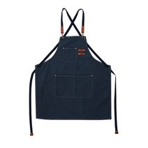 인뮤즈 바리스타앞치마 공방 꽃집 커피숍 미용실 앞치마, 블루