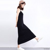 어깨끈 롱원피스 SD-7089