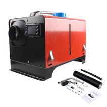 무시동히터 차량용 트럭 온풍기 캠핑용 일체형 저소음펌프 차박 난방 히터 5000w 레드블랙 디젤 에어 rvs 보트 캐러밴, 12v 5kw