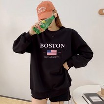IDT 롱맨투맨 기모 티셔츠 오버핏 빅사이즈 맨투맨 티셔츠/후드티/기모맨투맨/맨투맨티