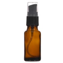 [유리용기] 갈색 유리병 에센스펌프 5ml 10ml 20ml 30ml 50ml 100ml, 갈색병 검정 에센스캡 20ml