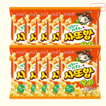 사또밥 200g 10봉 비건인증 삼양 과자 스낵, 10개