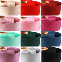 비즈아이 [Y-40-G]무광양면리본 50mm 12color 1yd(90cm), 와인