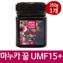 뉴질랜드 마누카 꿀 허니 umf15+ 벌꿀 100%, 1개, 250g