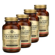 솔가 내츄럴 크랜베리 비타민 C 함유 60정 베지캡슐 4개