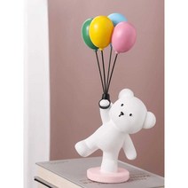 수공예 곰돌이 소품 장식 아이들방 장식인형 인테리어, B타입)풍선곰
