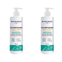 허니 오트 카렌듈라 샴푸 500ml 2팩 Bio Since 1975 Miel Avoine Calendula, 2개