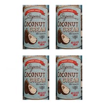 Trader Joe Organic Coconut Cream 미국 트레이더조 오가닉 코코넛크림 400ml(13.5oz) 4팩, 1박스