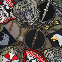 포인트 자수패치 와펜 캐릭터 열접착 옷수선 리폼 (g731 )