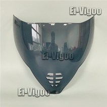 오토바이 사이드미러 백미러 아이콘 airflite visor shield 헬멧용 교체, 라이트 블랙