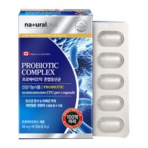 내추럴플러스 프로바이오틱스 혼합유산균(100억)500mgx60C 1개