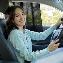 차량 햇빛가리개 자동차 운전석 자석 커튼 썬블럭 차량 창문 용 카커튼 방충망 운전석 용블라인드, 전방 커튼