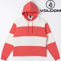 볼컴 (MODA outlet_천안) 남여공용 스트라이프 기모 후드티 VA204HM00