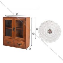 우드쇼케이스 진열장 쿠키 원목 그릇장, C