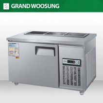 우성 반찬냉장고 테이블형 1200 업소용 밧드냉장고 CWS-120RBT, 내부스텐, 아날로그, 우측