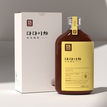 다다이차 생강차 생강청 수제차 국산차 5병 세트, 3100g, 1개, 1개