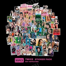 1+1 케이팝 스타 스티커 아이브 블랙핑크 BTS 트와이스 잇지 세븐틴 kpop, TWICE  95장